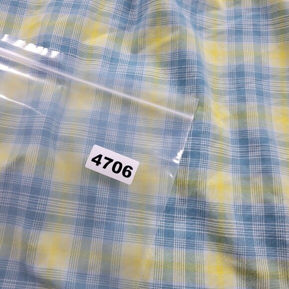 Cabelas Shirt Mens Large Tall Button Up Plaid Outdoors Poly Cotton Read* - Picture 8 of 8